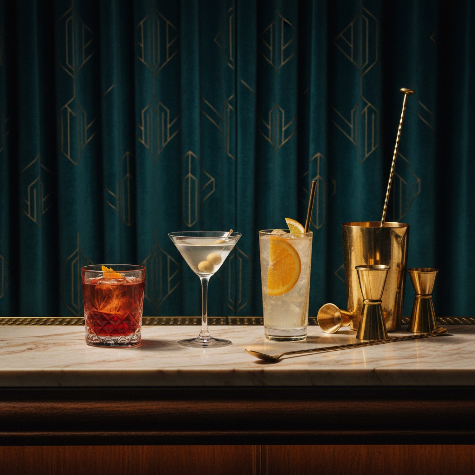 Sélection de cocktails Shakerpine